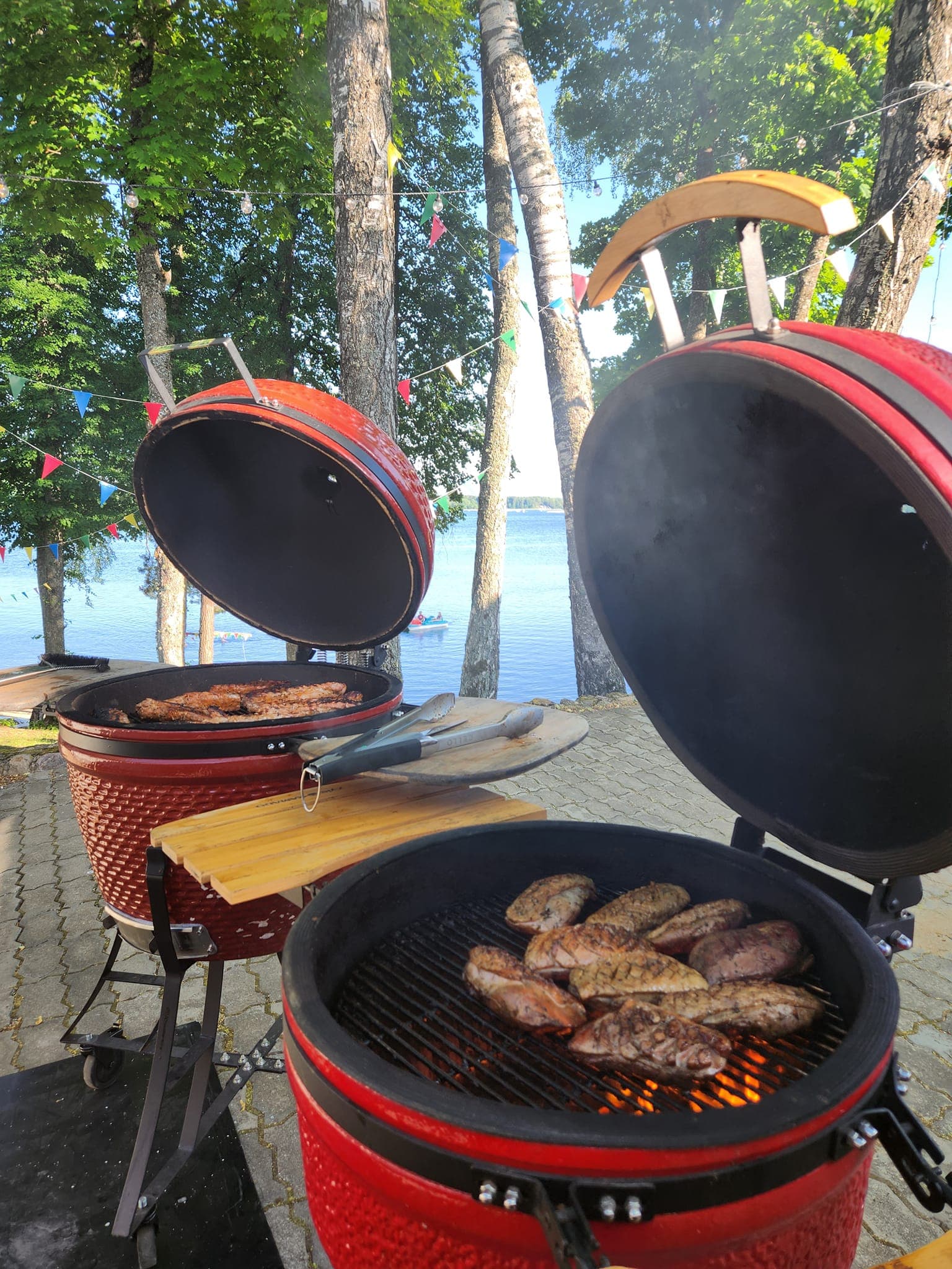 Grill maisto gaminimas vietoje